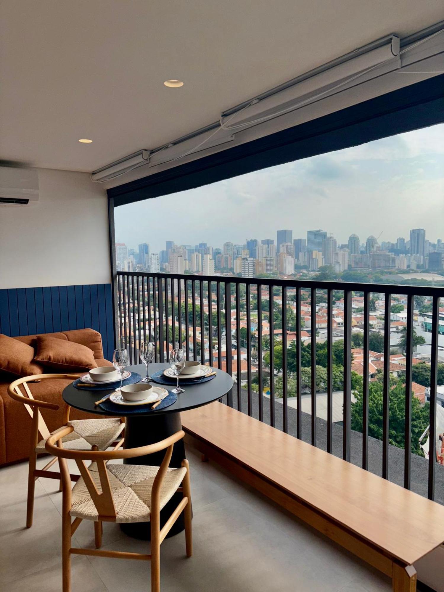 Apartamento Com Estacao De Trabalho E Vista Proximo A Faria Lima E Congonhas São Paulo Exterior photo